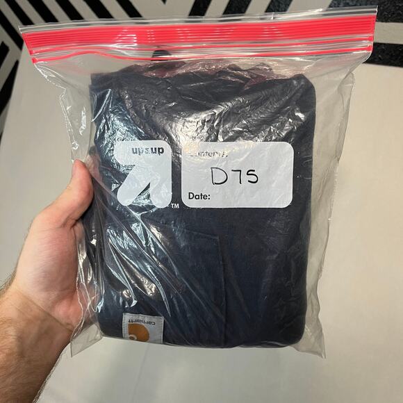 Carhartt‎ Men's Original Fit Long Sleeve Pocket T-Shirt Blue - Size 2XLT - Picture 7 of 7